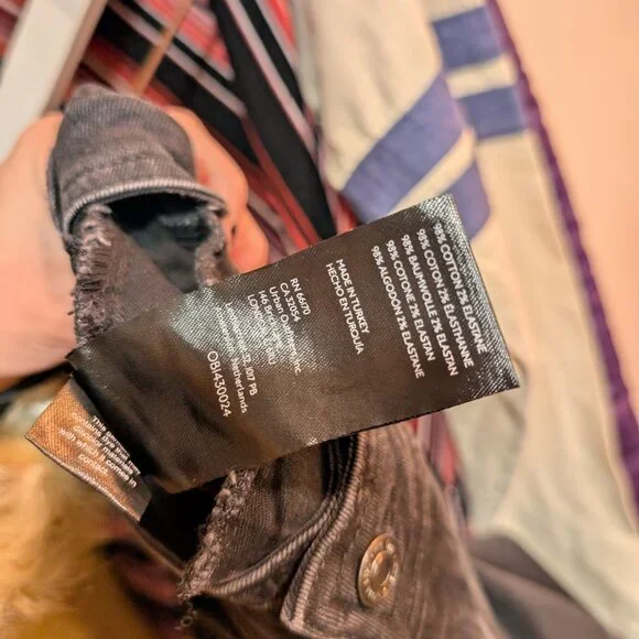 NWT Free People Retro Firecracker Red Star Black Jeans 29 Flare Americana High - Picture 8 of 8